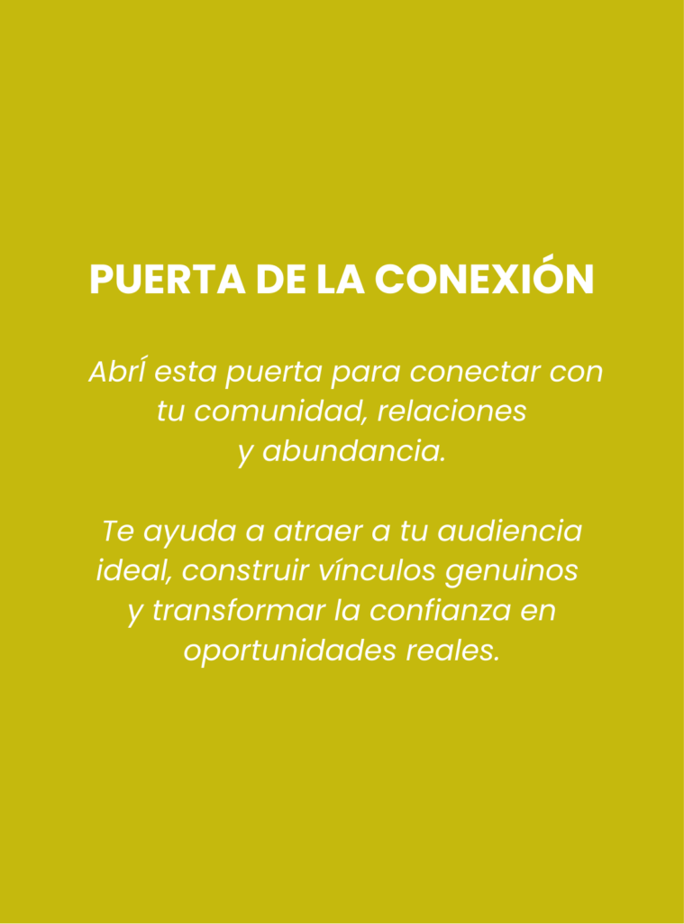 Descripción de puerta de la conexión